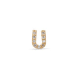 14kt Gold Threadless - Jewel U