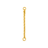 24kt Gold PVD Titanium Cable Chain