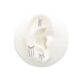 Threadless Tribal V With 3 Dangle Heart Attachment