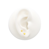 24kt Gold PVD Titanium Threadless Heart Attachment