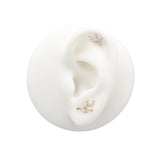 14kt Gold Threadless - Marta Right