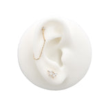 14kt Gold Threadless - Inoa - Left