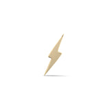 14kt Gold Threadless - Lightening Bolt