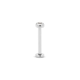 Internally Threaded Labret Jeweled 3mm Crystal