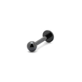 Black PVD Titanium Internally Threaded Labret