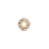 14kt Gold Threadless - Loop Attachment - Lab Grown Diamond