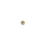 14kt Gold Threadless - Bezel Hexagon Attachment