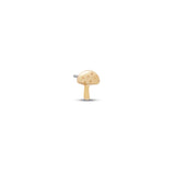 14kt Gold Threadless - Mushroom