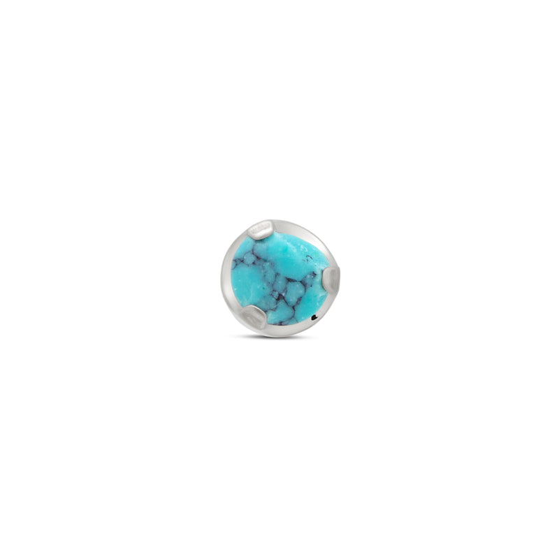 Internally Threaded 3 Prong Natural Gemstone's Attachment