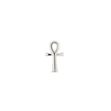 14kt White Gold Threadless - Ankh Attachment