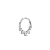 Heart Marquise Hinged Ring