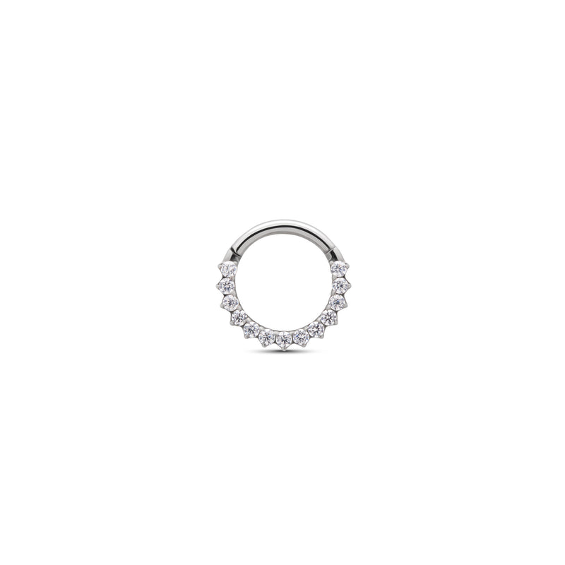 Prong Set Hinged Ring