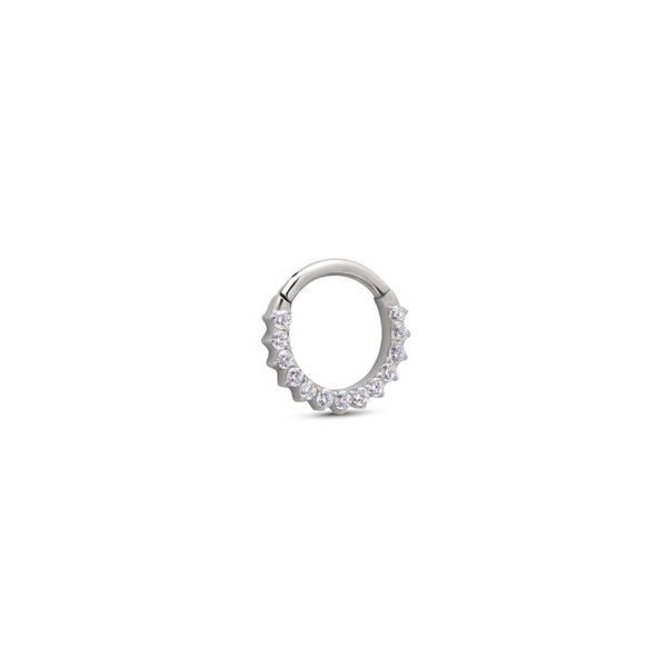 Prong Set Hinged Ring