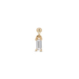 14kt Gold Threadless - Dangle Bijou