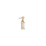 14kt Gold Threadless - Dangle Bijou