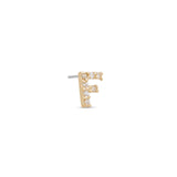 14kt Gold Threadless - Jewel F