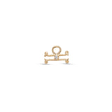 14kt Gold Threadless - Libra