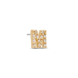 14kt Gold Threadless - Jewel M