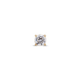 14kt Gold Threadless - 3mm Prong Set Stone