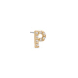 14kt Gold Threadless - Jewel P