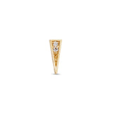 14kt Gold Threadless - Jewel Spike