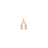 14kt Gold Threadless - Wishbone