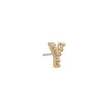 14kt Gold Threadless - Jewel Y