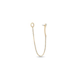 14kt Gold Threadless - Inoa - Right
