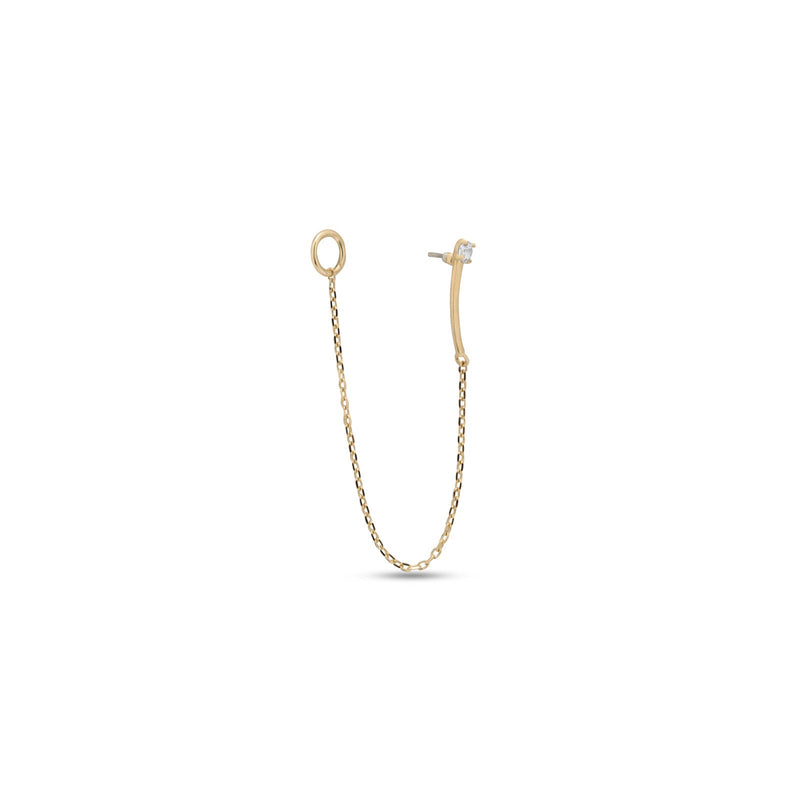 14kt Gold Threadless - Inoa - Right