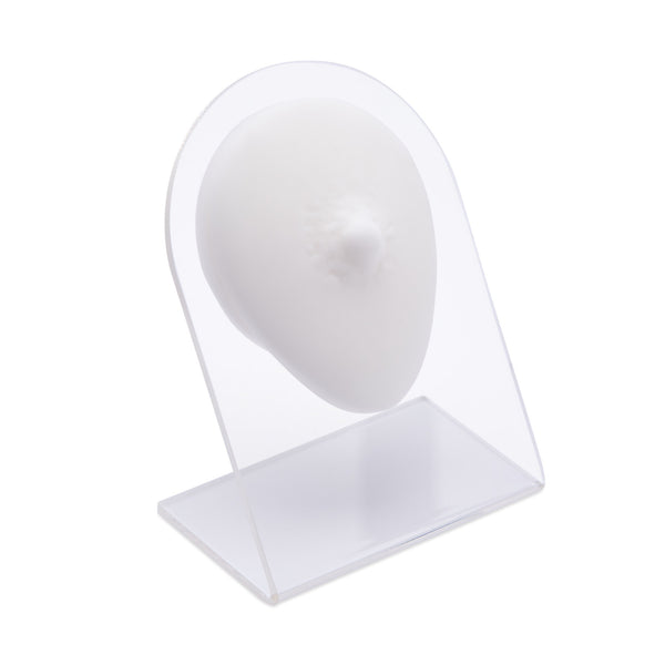 White Silicone Nipple Display