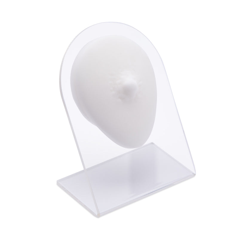 White Silicone Nipple Display