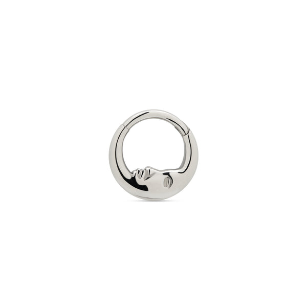 Moon Face Hinged Ring