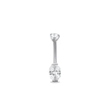 Titanium Internal 2 Prong Mini Navel