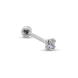 Internally Threaded Nose Labret - Prong Set