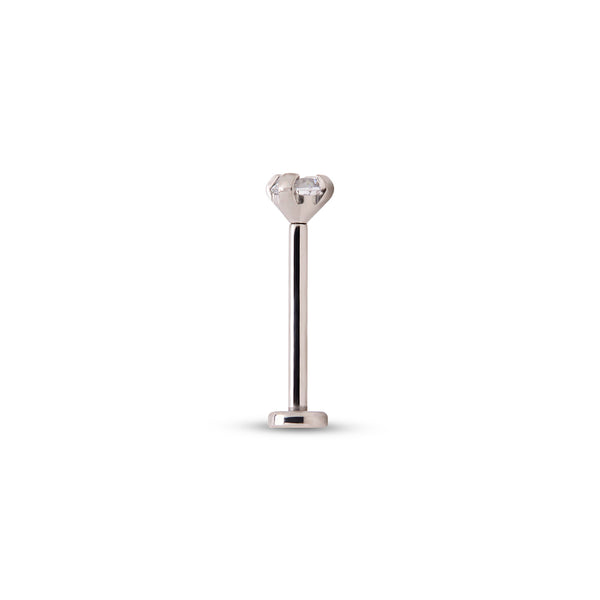 Internally Threaded Nose Labret - Prong Set