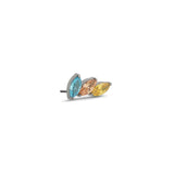 Threadless Marquise Trio - Aqua, Orange, Yellow Attachment