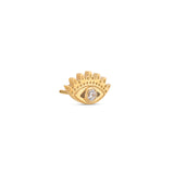 24kt Gold PVD Titanium Threadless Jewel Eye Attachment