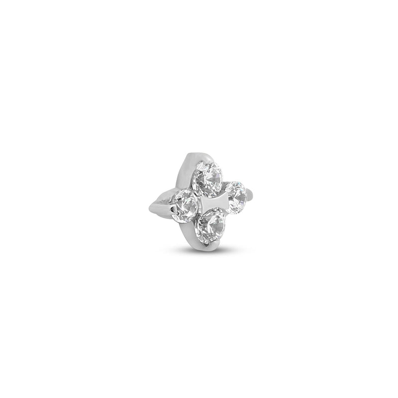 Internally Threaded Jeweled 4 Stones Attachment