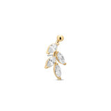 14kt Gold Threadless Attachment - Lulu