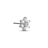 Threadless 6 Petal Flower Jeweled Attachment