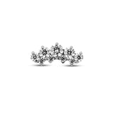 Threadless 9 Curved Prong Set Jeweled Attachment