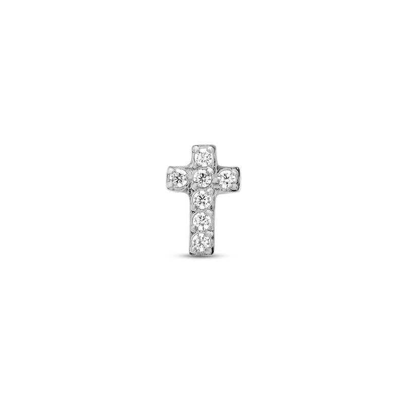 Threadless Jeweled Cross Attachment