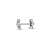 Threadless Nipple Cluster 3 Gem 1.6mm x 14mm