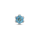 Internally Threaded Jeweled Flower Attachment