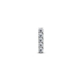 Internally Threaded Jeweled Bar 5 Stones Attachment